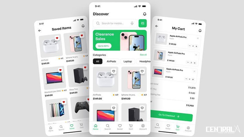 THIẾT KẾ APP MOBILE THƯƠNG MẠI ĐIỆN TỬ: KỶ NGUYÊN MUA SẮM DI ĐỘNG